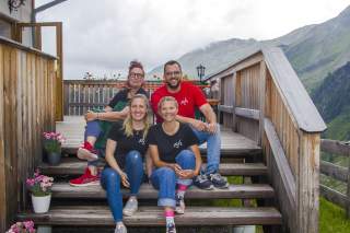 Das Hüttenteam.