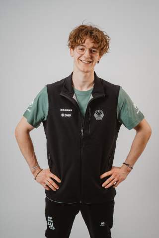 Porträt Thorben Perry Bloem vom DAV Kader Klettern.