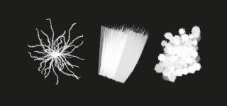 Illustration verschiedener Isolierstoffe