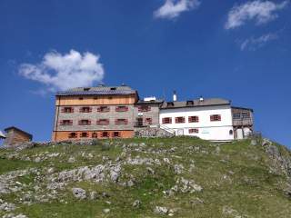 Blick aufs Watzmannhaus