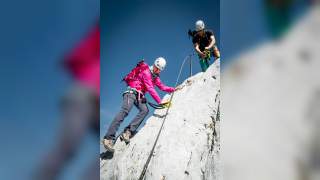 Abkletterstelle am Watzmanngrat