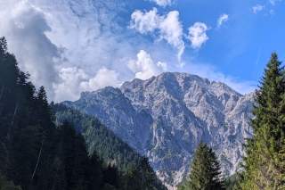 Wetterwechsel am Birnhorn in den Leoganger Steinbergen.