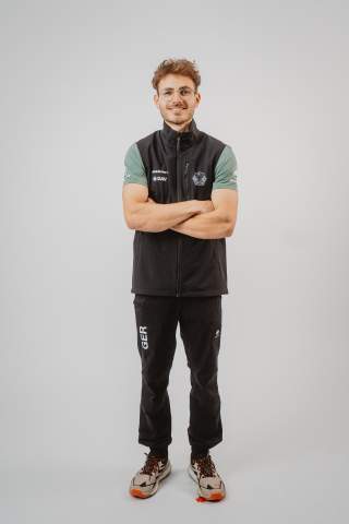 Porträt Yannick Flohé vom Perspektivkader Klettern.