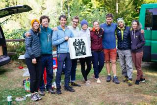 Gruppenfoto von den Trainer*innen.