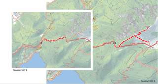 Im September beginnen die Bauarbeiten am Weg zum Jochberg. Grafik: Sektion Tutzing