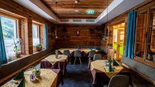 Restaurantbereich des DAV-Haus Obertauern