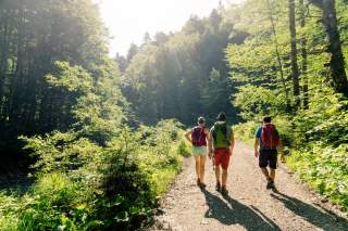 Genug Abstand halten ist auch beim Wandern wichtig. Foto: DAV/Hans Herbig