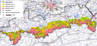 Der Alpenplan in den bayerischen Alpen