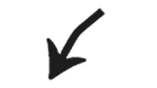 Kartensymbol Doline (schlot-, trichter- oder schüsselförmige Senke)