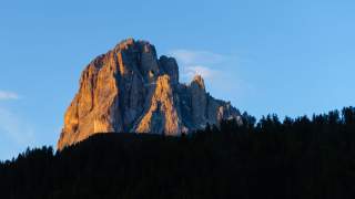 Berg im Sonnenlicht