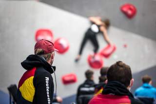 Spannend für den Routesetter: Wird der Boulder so geklettert, wie er es sich gedacht hat?