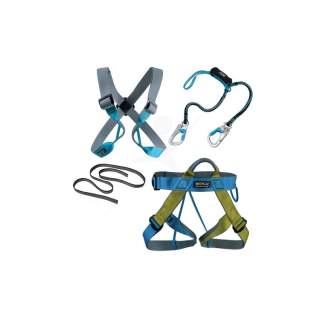 Das Komplettset Ferrata Max - einige dieser Komplettsets beinhalteten ein vom Rückruf betroffenes Klettersteigset.   Quelle: Rock Empire