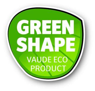 Das Green Shape Siegel von VAUDE steht für nachhaltige und umweltfreundliche Materialien. Bild: VAUDE