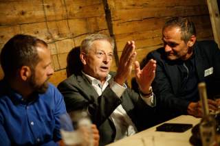 Josef Klenner 2018 Josef Klenner und zwei Mitarbeiter der BGS in der