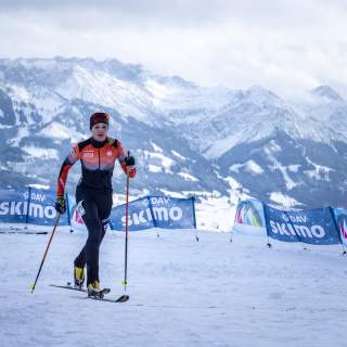 Tatjana Paller auf ihrem Weg zur Deutschen Meisterin im Vertical. Foto: Julian Karle