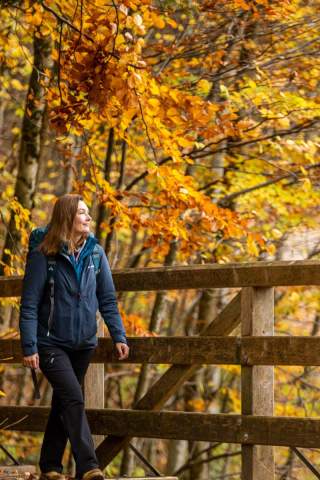 Herbstwanderung unterhalb der Kampenwand. Foto: DAV/Franz Güntner