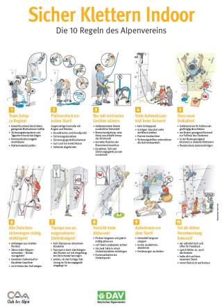 Die 10 Kletterregeln des Alpenvereins