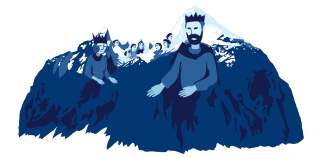 Illustration der Watzmann-Familie