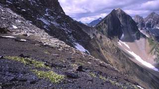 Wilde Berglandschaft hinter dem Dawinkopf