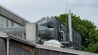 Lüftungsanlage auf dem Dach