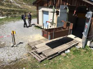 Taschachhaus Materialseilbahn