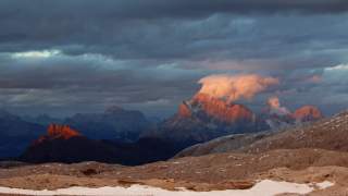 Der Blick von der zentrale Hochebene des Pale di San Martino.