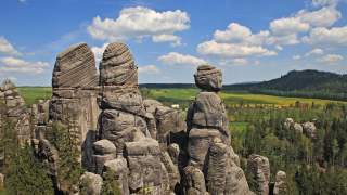 Felsenlandschaft im tschechischen Adersbach