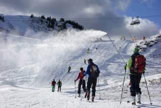 Pistentourengehen in den Kitzbüheler Alpen. Foto: DAV Pistentourengehen in den Kitzbüheler Alpen. Foto: DAV