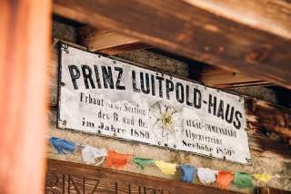 Hüttenschild des Prinz Luitpold Hauses