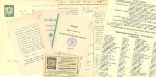 Collage verschiedener Seiten von Sektionszeitschriften