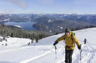Skitourengeher am Simetsberg