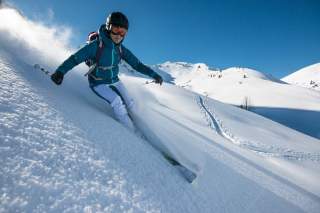 Abfahrten im schönsten Pulverschnee? Aber sicher! Foto: DAV/Daniel Hug