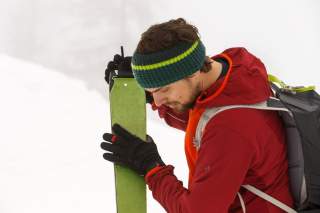 Fell aufziehen auf Skitour