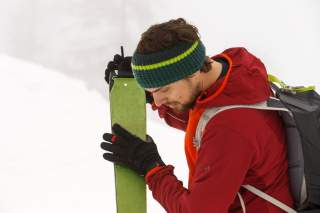 Fell aufziehen auf Skitour
