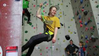 Kletterin bei SOBY in Bad Tölz