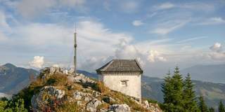Von Sachrang auf den Spitzstein Kapelle am Spitzstein.
