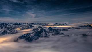 Die Ortschaften Lermoos bis Reutte im Außerfern liegen unter der Nebeldecke