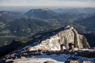 Aufstieg Richtung Watzmann, Foto: Axel Klemmer
