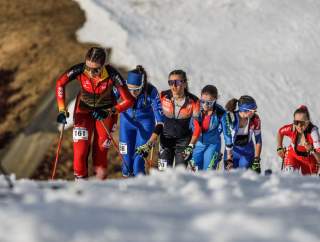 Skimo-Läuferinnen