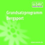 Broschüre Grundsatzprogramm Bergsport 