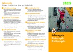 Broschüre Hallen-, Kletter- und Boulderregeln