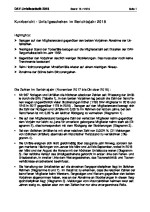 Broschüre Bergunfallstatistik 2018