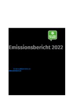 Broschüre Emissionsbilanz 2022