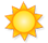 Sonne ohne Wolke