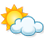 Sonne und Wolken