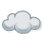Kompakte Wolken ohne Sonne